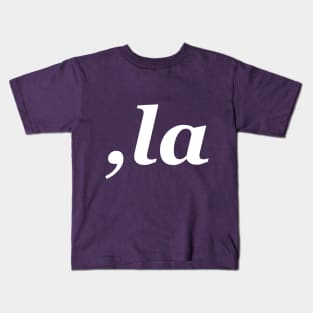 "comma la" Kamala Harris Kids T-Shirt